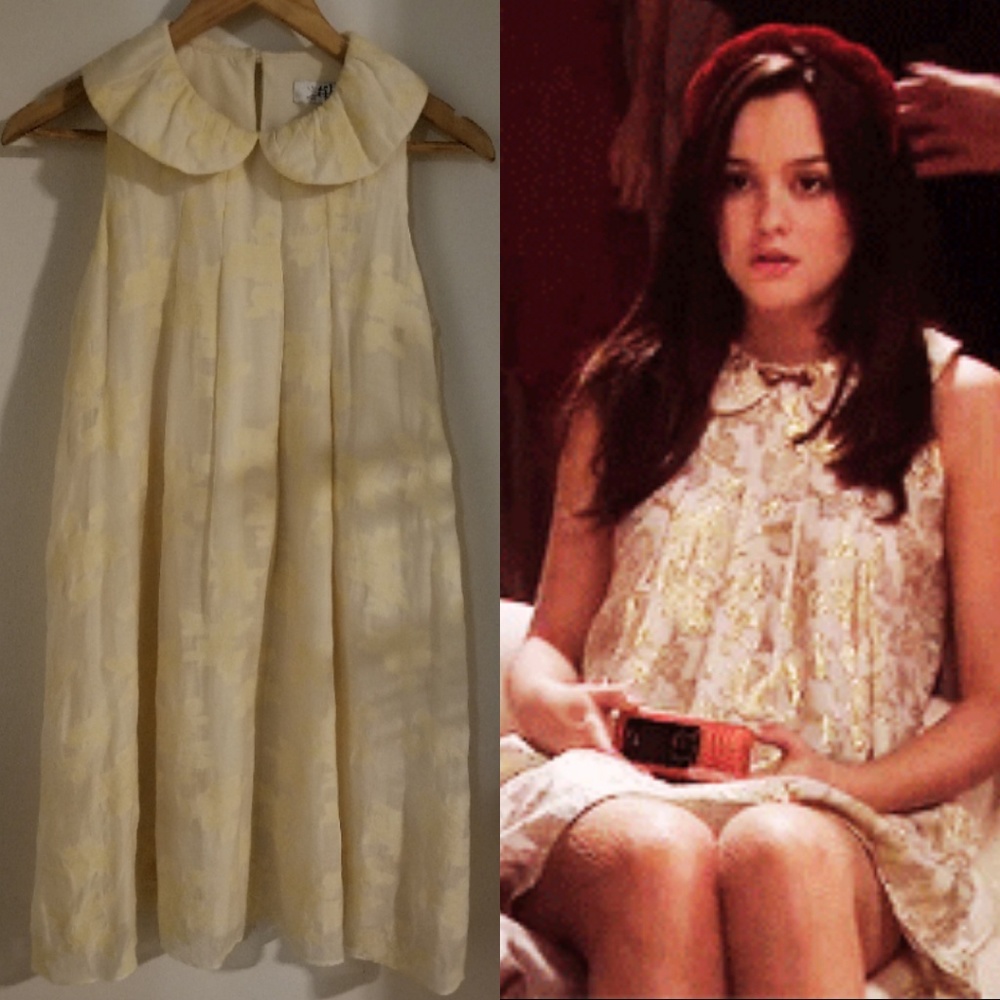Cream Tibi Dress ASO Blair Waldorf